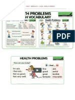 Medical Problems Vocabulary Worksheet Dile Modulo IV Lic. Uriela Urbizo