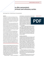 Few Complications After Paracentesis in Patients With Cirrhosis and Refractory Ascites