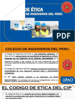 Resumen del Código de Ética del Colegio de Ingenieros del Perú