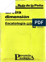 Ruiz de la Peña J.L. La otra Dimensión. 1986