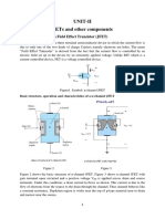 B.E. FETs and Other Components Notes