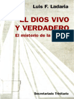 LADARIA FERRER, L. F., El Dios Vivo y Verdadero. El Misterio de La Trinidad, 4 Ed., 2010