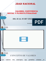 RN Sesión 4 - Valores, Convivencia Social y Pluriculturalidad