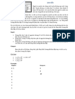 San Nền: Program base.* Input base.inp Output base.out Time/test 1 giây