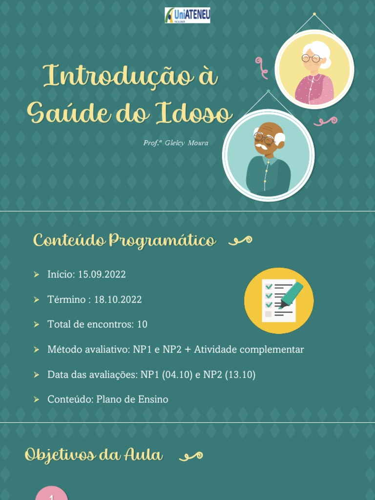 Saúde e Envelhecimento do Idoso | PDF | Terceira idade | Envelhecimento