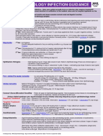 Ophthalmology Infection Guidance