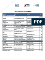 Tutores de Servicio Social Ago-Dic 2015