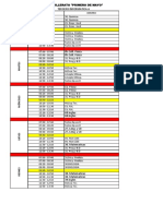 Horario de Clases