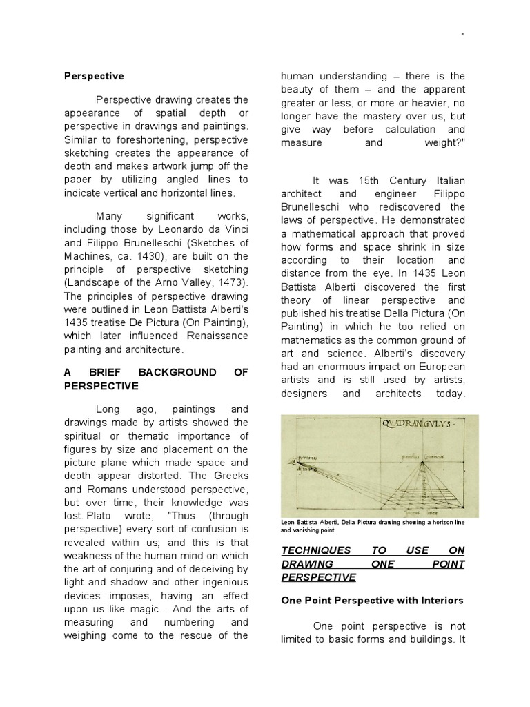 Perspective | PDF | Perspective (Graphical)