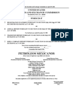 Petróleos Mexicanos: United States Securities and Exchange Commission FORM 20-F