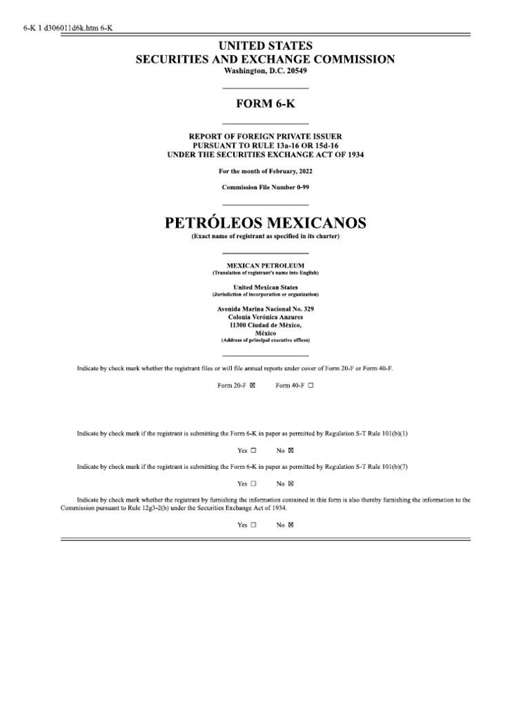 Form 6-K 20220228 - 2 | PDF