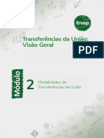 Módulo 2 - Modalidades de Transferências Da União