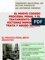 El NCPP y El Tratamiento de Las Victimas Menores de Trata y Abuso Sexual