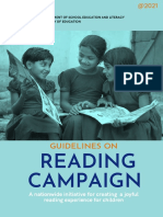 Guidelines On Reading Campaign