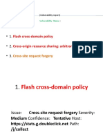 Flash Cross-Domain Policy Cross-Origin Resource Sharing: Arbitrary Origin Trusted