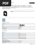 Current Transformer - PACT MCR-V2-5012-85 - 500-5A-1 - 2276159