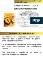 Sistemas de coordenadas geográficas e UTM