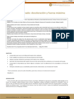 In Mica de Frenado Deceleración y Fuerza M Xima de Frenado: Objetivos