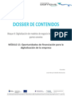 Oportunidades de Financiación para La Digitalización