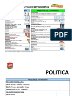 Politica de Devoluciones 2013