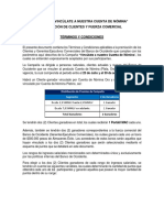 Terminos y Condiciones Vinculate A Nuestra Cuentae Nomina