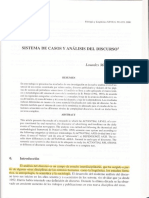 Molero de Cabeza, L. (2015) - Sistema de Casos y Análisis Del Discurso.