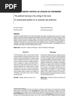 O Conhecimento Político na Atuação do Enfermeiro