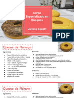 Recetario - Curso Especializado en Queques - Victoria Abanto