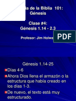 Clase 4 Génesis 1.14 - 2.3