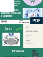 Clasificación de empresas según su tamaño