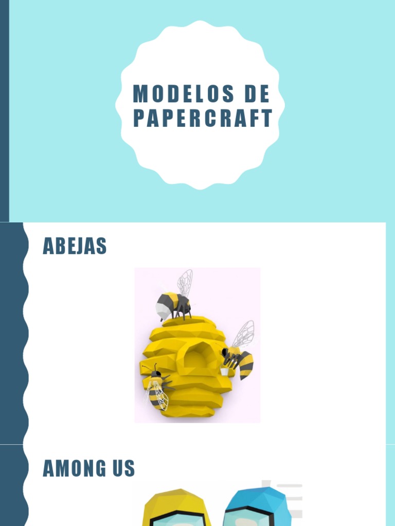 Modelos de Papercraft Variados | PDF