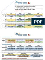 Horarios Master Formacion Del Profesorado - 2022 2023 - Especialidades de Ensenanza - 1 y 3