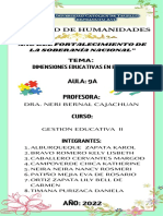 Dimensiones Educativas en El Peru