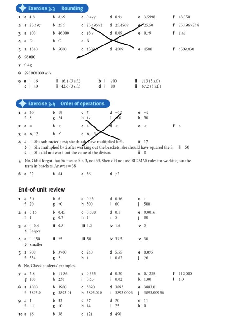 Math Checkpoint Grade 9 Unit 3 Answers Key | PDF | Encodings | Lexicology
