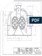 Double roll crusher technical drawing dimensions