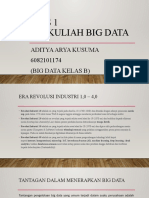 Tugas 1 Big Data Aditya Arya Kusuma (6082101174) 3