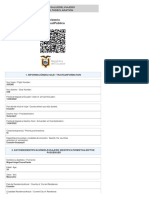 Formulario Salud Viajero