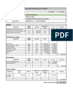 Analisis de Precios Unitarios - Camara de Caida