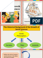 Birth and Growth of Social Sciences