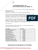 Demonstração Do Resultado Da Cia Mendes