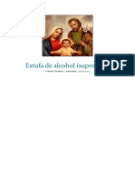 Estufa casera de alcohol