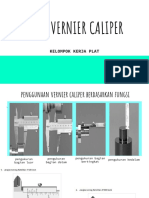 Cara Penggunaan Jangka Sorong Inci (Inch Vernier Caliper) Kelompok Kerja Plat