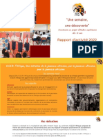Rapport D'activité Du Projet Orientation Par OSER L'afrique - Abidjan 2022 (Final)