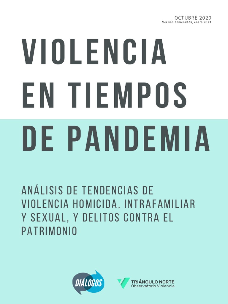 Impacto de la Pandemia en la Violencia | PDF | Guatemala | Violencia ...