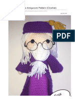 Daisyandstorm Com-Free Dumbledore Amigurumi Pattern Crochet