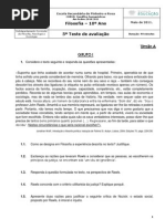 5º teste 10º VA ano