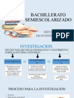 Bachillerato Metodos de Investigacion Ii