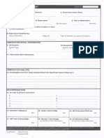 5. Hazard Observation Report Form (sesuai jumlah peserta)