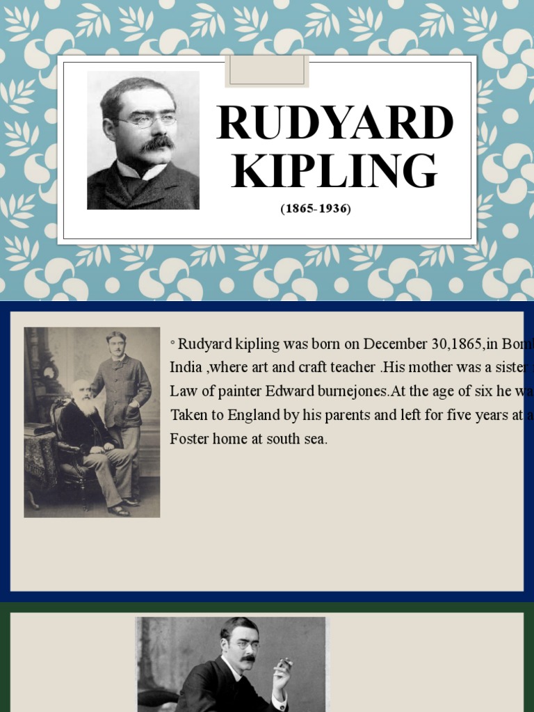 Rudyard Kipling: Life and Works Overview | PDF | History | General Fiction