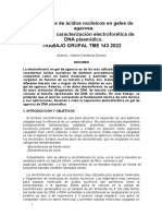 TRABAJO FINAL ELECTROFORESIS DE Ã - CIDOS NUCLEICOS (Autoguardado)